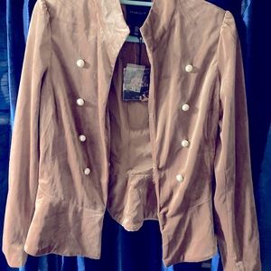 Amaryllis velvet blazer. New!